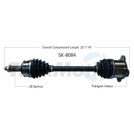 Surtrack Axle Cv Axle Shaft, Sk-8084 SK-8084